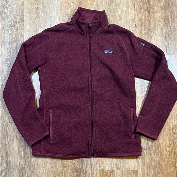 Patagonia Better Sweater Full Zip Fleece Jacket Plum Women's Large L Like New - Picture 4 of 15